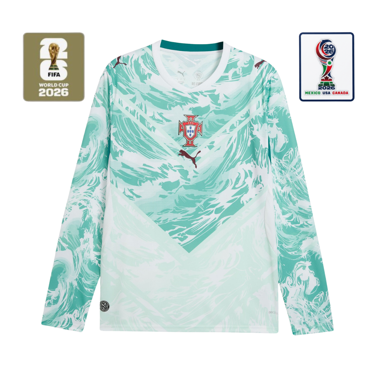 Camisola Portugal Alternativa 2026 Manga Comprida