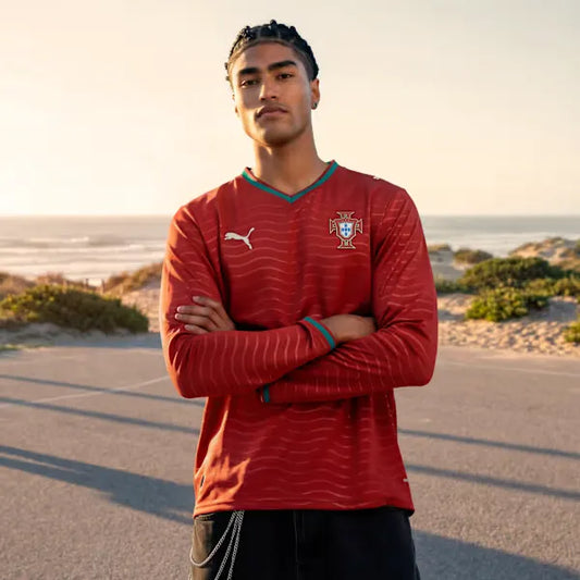 Camisola Portugal Principal 2026 Manga Comprida