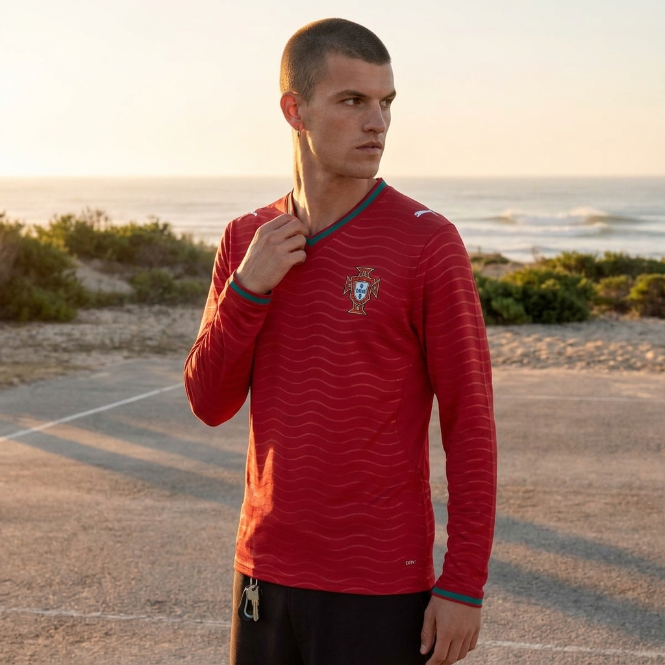 Camisola Portugal Principal Authentic 2026 Manga Comprida