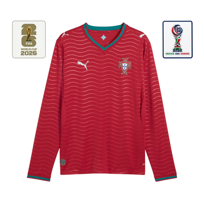 Camisola Portugal Principal Authentic 2026 Manga Comprida